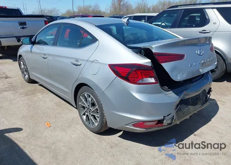 2020 Hyundai Elantra Limited from USA, damaged, VIN KMHD84LF3LU962335